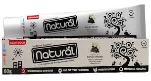 Gel dental natural Suavetex Carvão Ativado - com extratos de Bambu, Romã e Sálvia